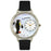 Whimsical Unisex Penguin Black Skin Leather Watch