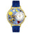 Whimsical Unisex Sagittarius Royal Blue Leather Watch