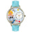 Whimsical Unisex Nurse Angel Baby Blue Leather Watch