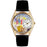 Whimsical Womens Drama Theater Royal Blue Leather Watch