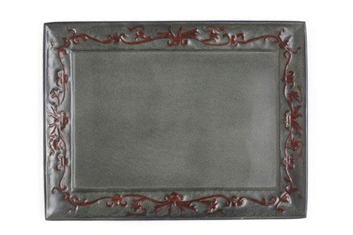 18 x 13  Art Nouveau Rectangular Tray