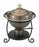 10 Dia. x 12  Round Antique Copper Chafing Dish 1  Qt