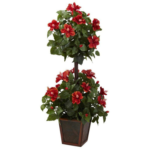 39 Inch Hibiscus Topiary