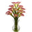 Pink Galla Calla Lily w-Vase Arrangement