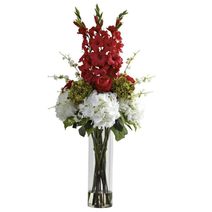 Red Giant Mixed Floral Arrangement