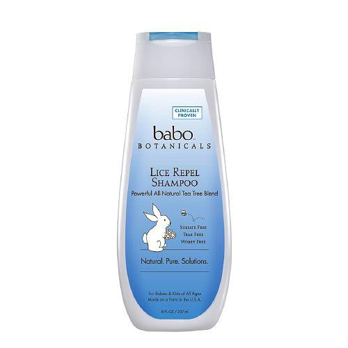 Babo Botanicals Shampoo - Lice Repel Rosemary Mint and Tea Tree - 8 oz