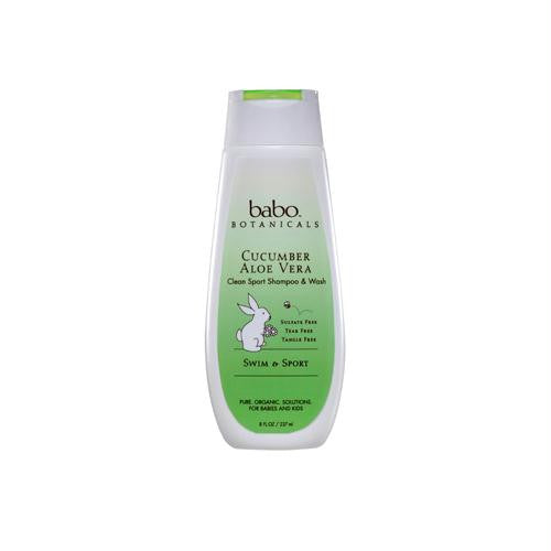 Babo Botanicals Shampoo and Wash Cucumber Aloe Vera - 8 fl oz