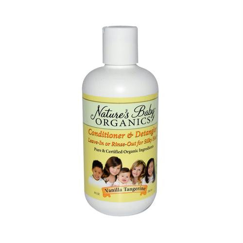 Natures Baby Organics Conditioner and Detangler Vanilla Tangerine - 8 fl oz