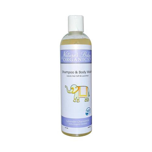 Natures Baby Organics Shampoo and Body Wash - Lavender Chai - 12 fl oz