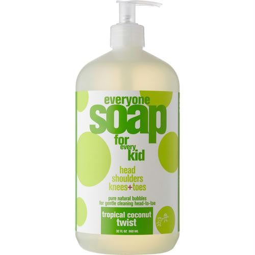 EO Products Everyone Soap for Kids - Tropical Coconut Twist - 32 oz