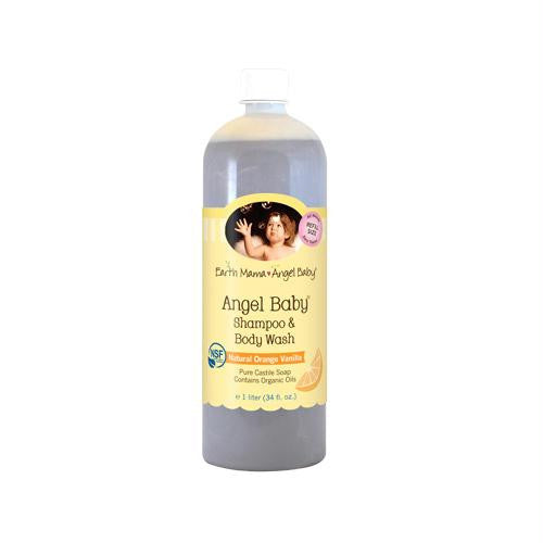 Earth Mama Angel Baby Shampoo and Body Wash - 34 fl oz