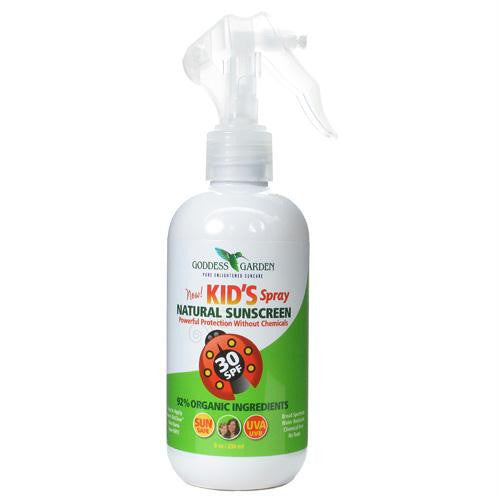 Goddess Garden Organic Sunscreen - Kids Natural SPF 30 Trigger Spray - 8 oz