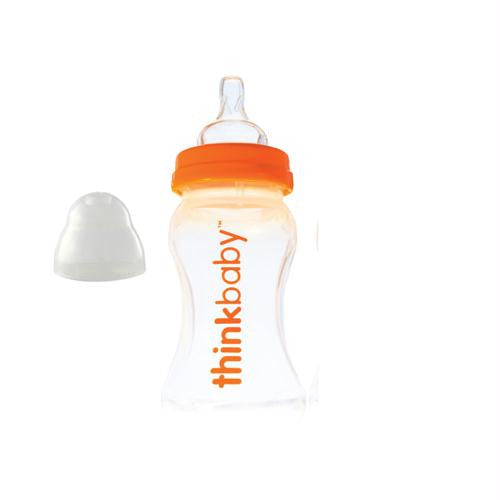 Thinkbaby Baby Bottle with Stage A Nipple (0-6 Months) - 9 oz