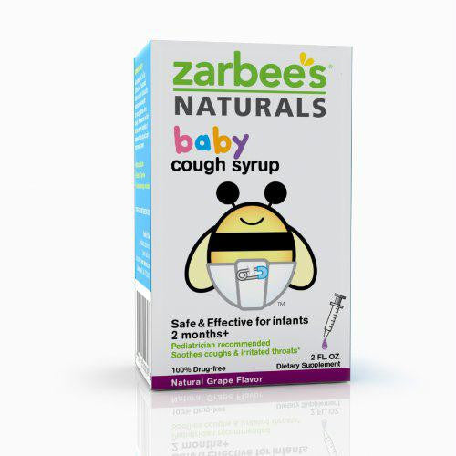 Zarbees Naturals Baby Cough Syrup - Grape - 2 oz