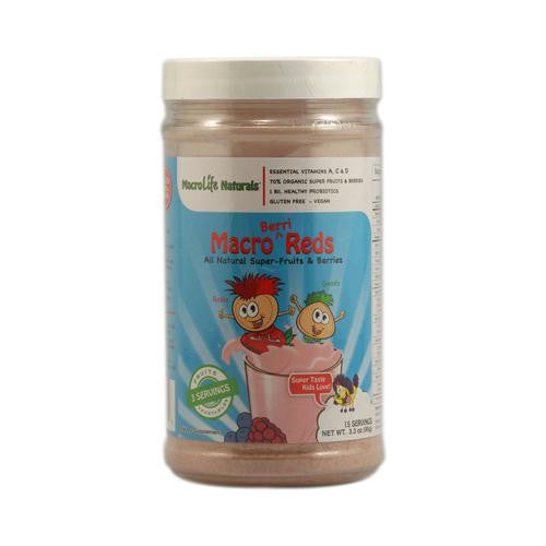 MacroLife Naturals Jr. Macro Reds for Kids Berri - 3.3 oz