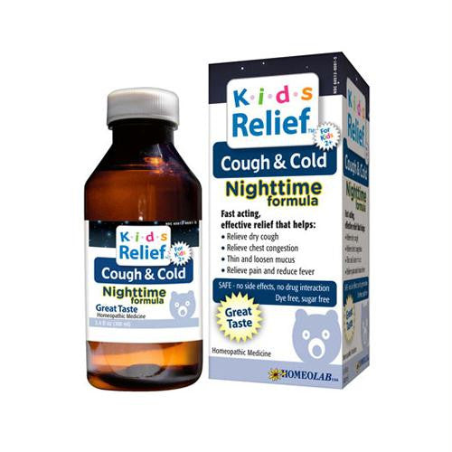 Homeolab USA Kids Relief Nighttime Cough and Cold - 100 ml