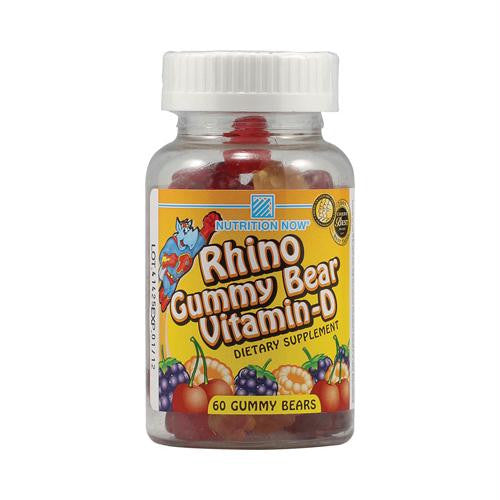 Nutrition Now Rhino Vitamin D Bears - 60 Gummy Bears