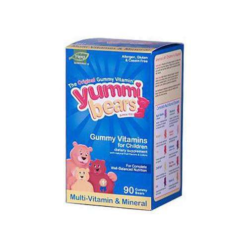 Hero Nutritionals Yummi Bears Multi-Vitamin and Mineral Fruit - 90 Gummies