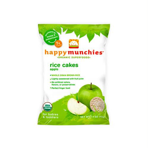 Happy Baby Happy Munchies Rice Cakes Apple - 1.41 oz - Case of 10