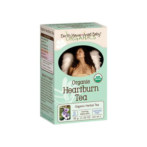 Earth Mama Angel Baby Organic Heartburn Tea - 16 Tea Bags