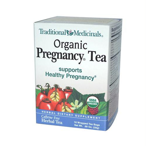 Traditional Medicinals Organic Pregnancy Herbal Tea - 16 Tea Bags - Case of 6