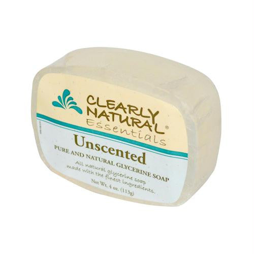 Clearly Natural Glycerine Bar Soap Unscented - 4 oz