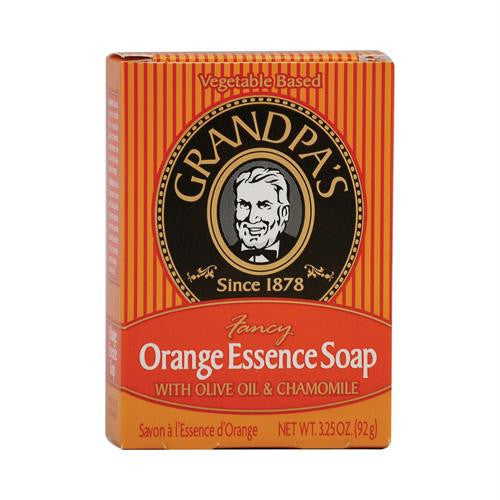 Grandpas Orange Essence Bar Soap with Olive Oil and Chamomile - 3.25 oz