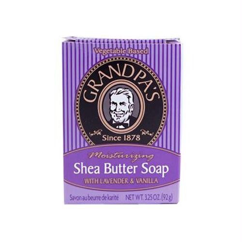 Grandpas Shea Butter Bar Soap with Lavender and Vanilla - 3.25 oz