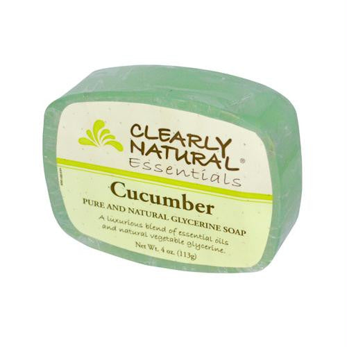 Clearly Natural Glycerine Bar Soap Cucumber - 4 oz