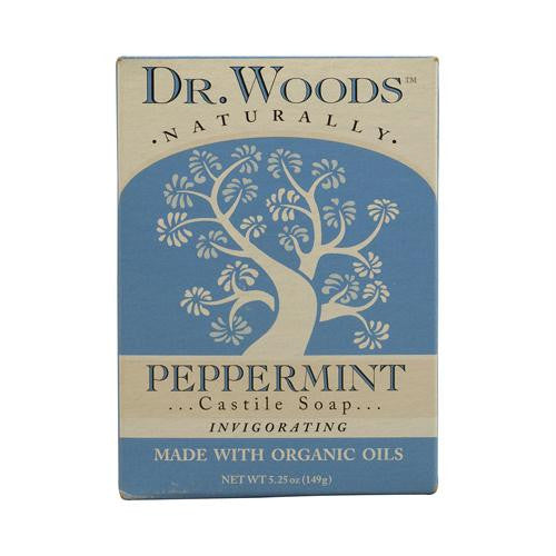 Dr. Woods Castile Bar Soap Peppermint - 5.25 oz