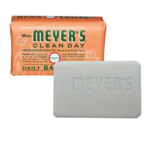 Mrs. Meyers Bar Soap - Geranium - 5.3 oz