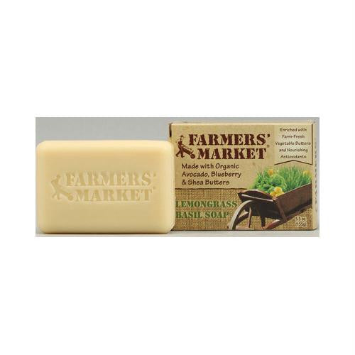 Farmers Market Natural Bar Soap Lemongrass Basil - 5.5 oz