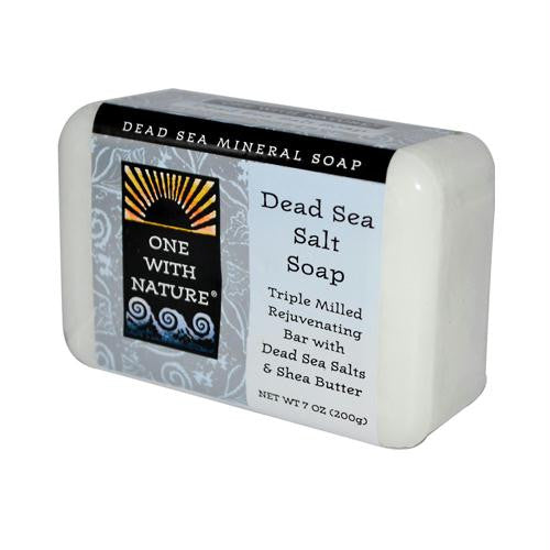 One With Nature Dead Sea Mineral Dead Sea Salt Soap - 7 oz