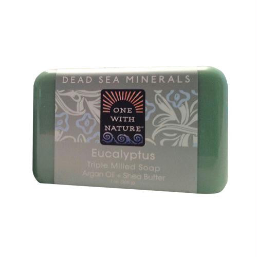 One With Nature Triple Milled Soap Bar - Eucalyptus - 7 oz