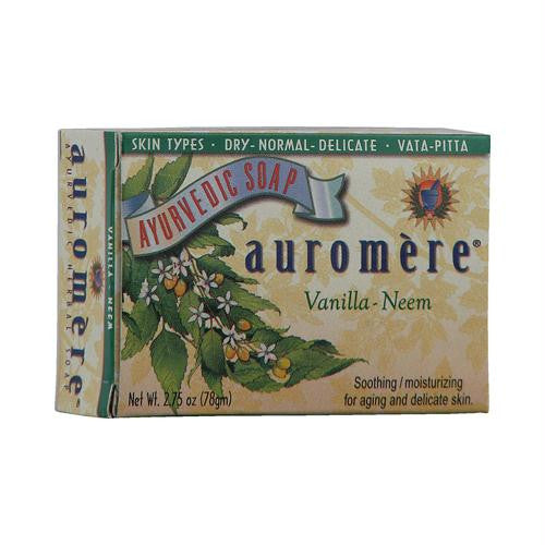 Auromere Ayurvedic Bar Soap Vanilla Neem - 2.75 oz