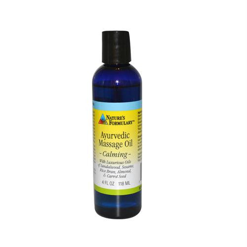 Natures Formulary Calming Massage Oil - 4 fl oz