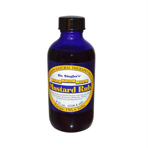 Dr. Singhas Mustard Rub - 4 fl oz