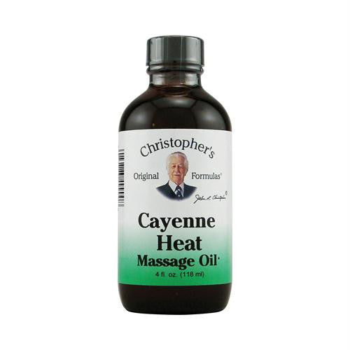 Christophers Cayenne Heat Massage Oil - 4 fl oz