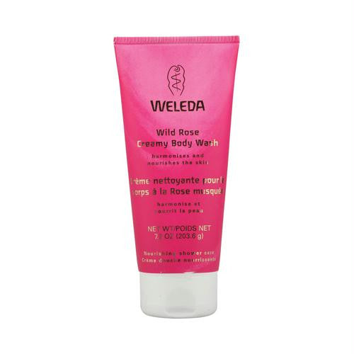 Weleda Creamy Body Wash Wild Rose - 7.2 fl oz