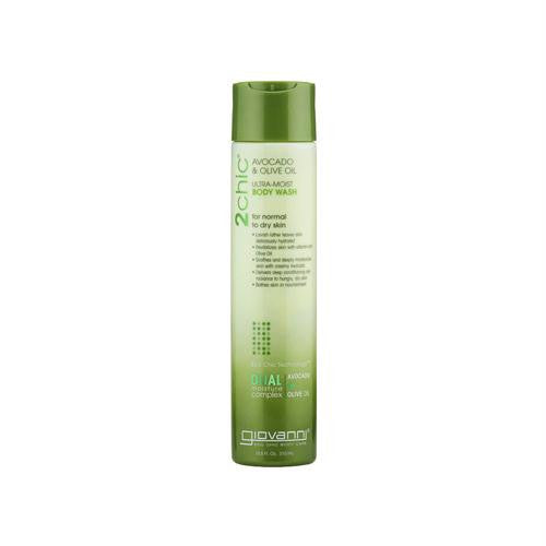 Giovanni Hair Care Products 2chic Body Wash - Ultra-Moist Avocado and Olive - 10.5 fl oz