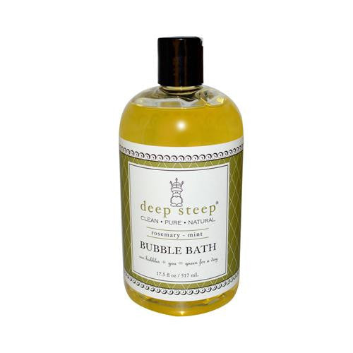 Deep Steep Bubble Bath Rosemary Mint - 17 fl oz