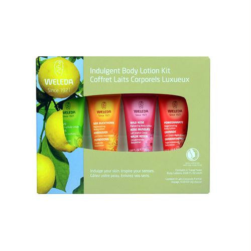 Weleda Body Lotion Indulgent 4 Piece Kit