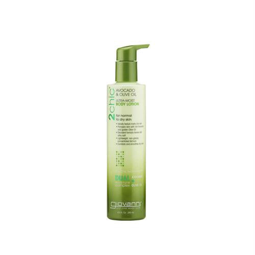 Giovanni Hair Care Products 2chic Body Lotion - Ultra-Moist Avocado and Olive - 8.5 fl oz