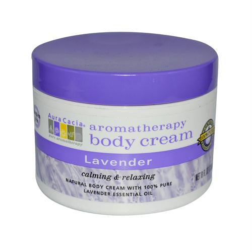 Aura Cacia Body Cream Lavender - 8 fl oz