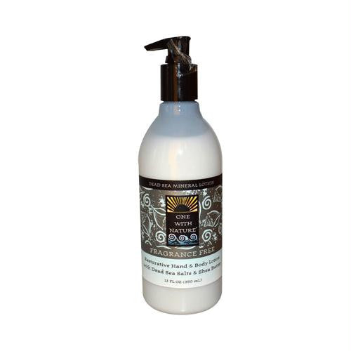 One With Nature Dead Sea Mineral Restorative Hand and Body Lotion Fragrance - 12 fl oz