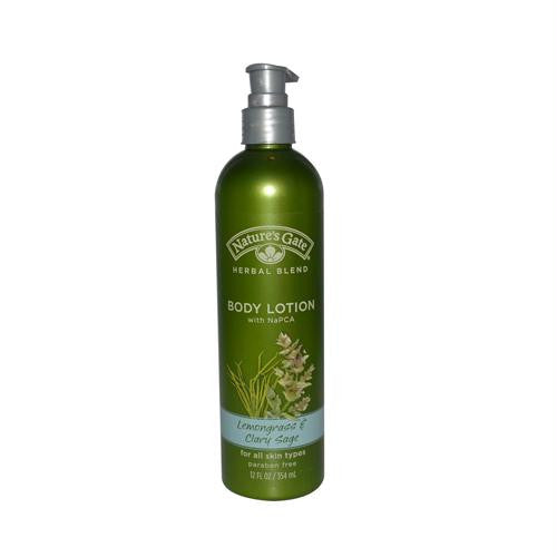 Natures Gate Lemongrass and Clary Sage Body Lotion - 12 oz