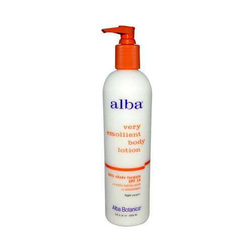 Alba Botanica Very Emollient Body Lotion Daily Shade Formula SPF 16 - 12 fl oz