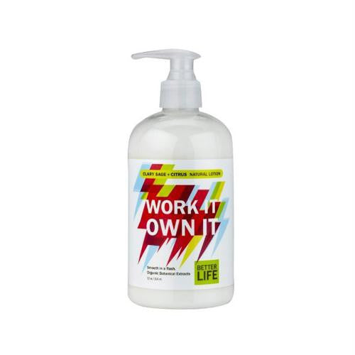 Better Life Work It Own It Lotion - Sage - 12 fl oz