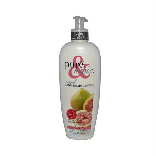 Pure and Basic Hand and Body Lotion - Fresh Fig - 12 oz