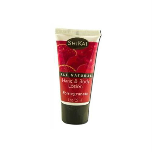 Shikai Products Hand and Body Lotion - Pomegranate - Trial Size - Case of 12 - 1 oz